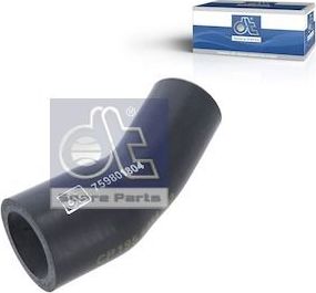 Патрубок радиатора (системы охлаждения) DT Spare Parts. Артикул 1.11502