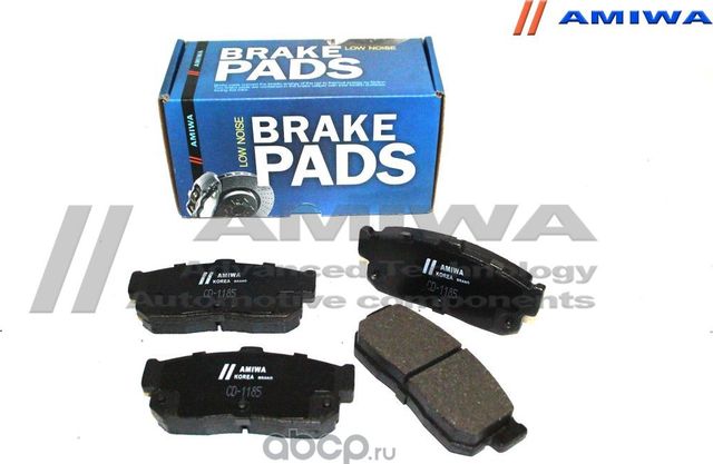 Колодки тормозные задние (Amiwa). Артикул CD1185