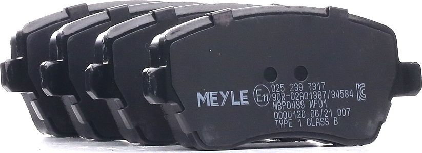 Тормозные колодки Meyle Original. Артикул 025 239 7317