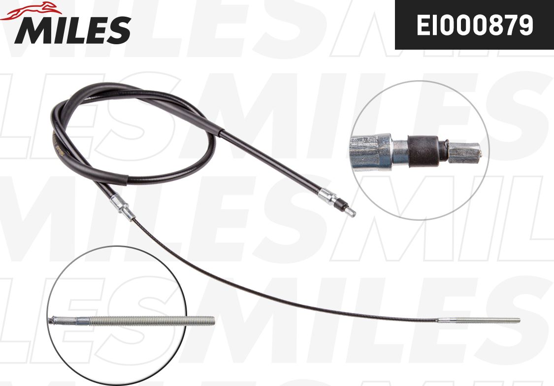 Трос ручника (тросик ручного тормоза) Miles. Артикул EI000879