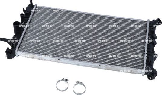 Радиатор охлаждения двигателя NRF (алюминий). Артикул 58288