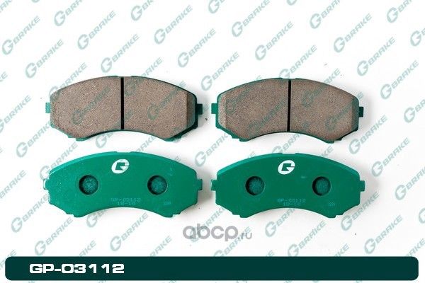 Колодки тормозные дисковые (G-Brake). Артикул GP03112