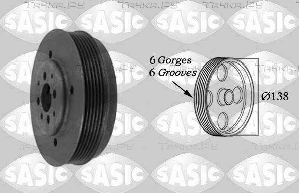 Шкив коленвала Sasic для Volkswagen Bora 1998-2005. Артикул 2156011