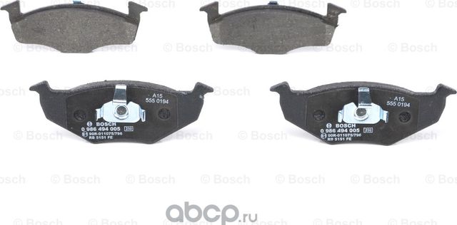 Колодки торм к-т Skoda Fabia  VW Polo (Bosch). Артикул 986494005
