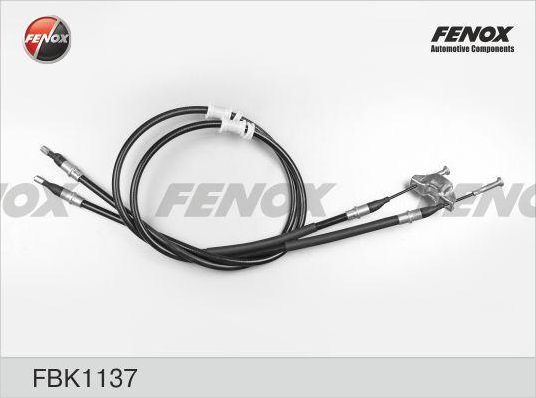 Трос ручника (тросик ручного тормоза) Fenox правый/левый для Chevrolet Corsa 1994-2002. Артикул FBK1137