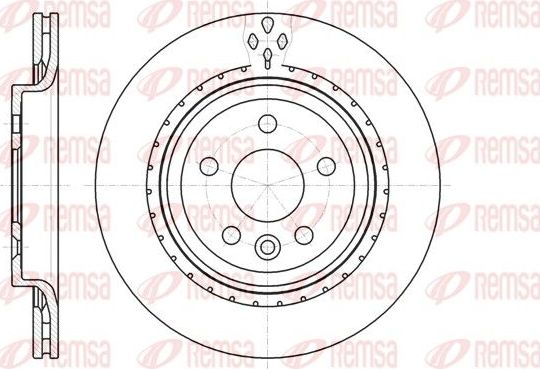 Тормозной диск Remsa. Артикул 61305.10