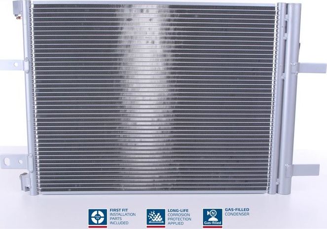 Радиатор кондиционера (конденсатор) Nissens (алюминий). Артикул 941090