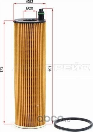 Фильтр масляный картридж MERCEDES E-CLASS W213 1 (SAT). Артикул STA6541801100