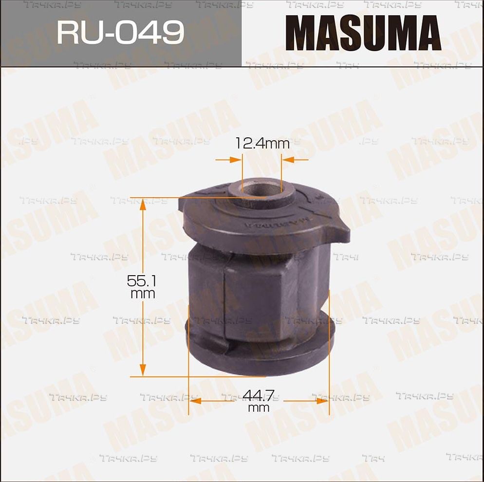 Сайлентблок заднего рычага подвески Masuma правый/левый для Toyota Camry 20 (V20, XV20) 1996-2001. Артикул RU-049