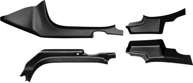 Накладки PT Group на ковролин порогов дверей ABS для Renault Arkana 2019-2026. Артикул 07062201