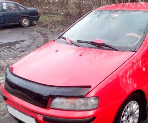 Дефлектор Vip-Tuning для капота Fiat Punto II 1999-2003. Артикул FT08