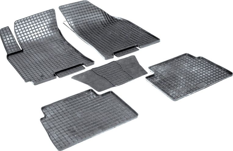 Коврики резиновые Seintex с узором сетка для салона Chevrolet Lacetti 2004-2013. Артикул 00260