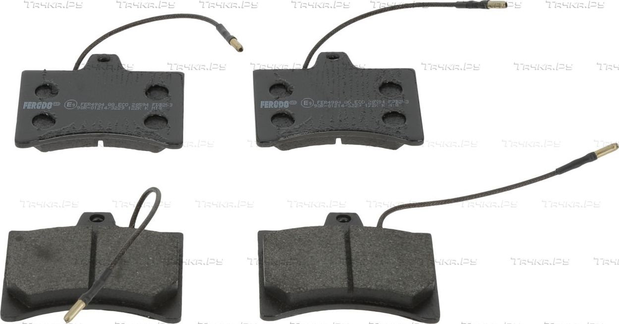 Тормозные колодки Ferodo Premier Eco Friction передние для Peugeot 104 1976-1983. Артикул FDB253