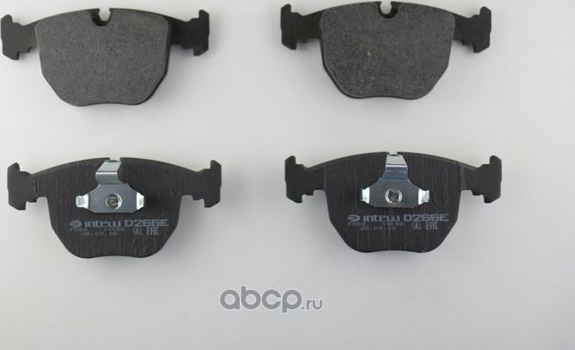 Колодки дискового тормоза передние для автомобилей (Intelli). Артикул D266E