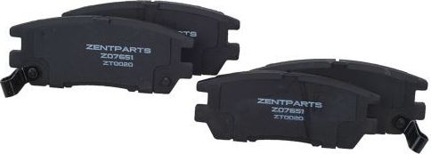 Тормозные колодки Zentparts. Артикул Z07651