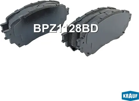 Колодки тормозные дисковые Krauf. Артикул BPZ1128BD