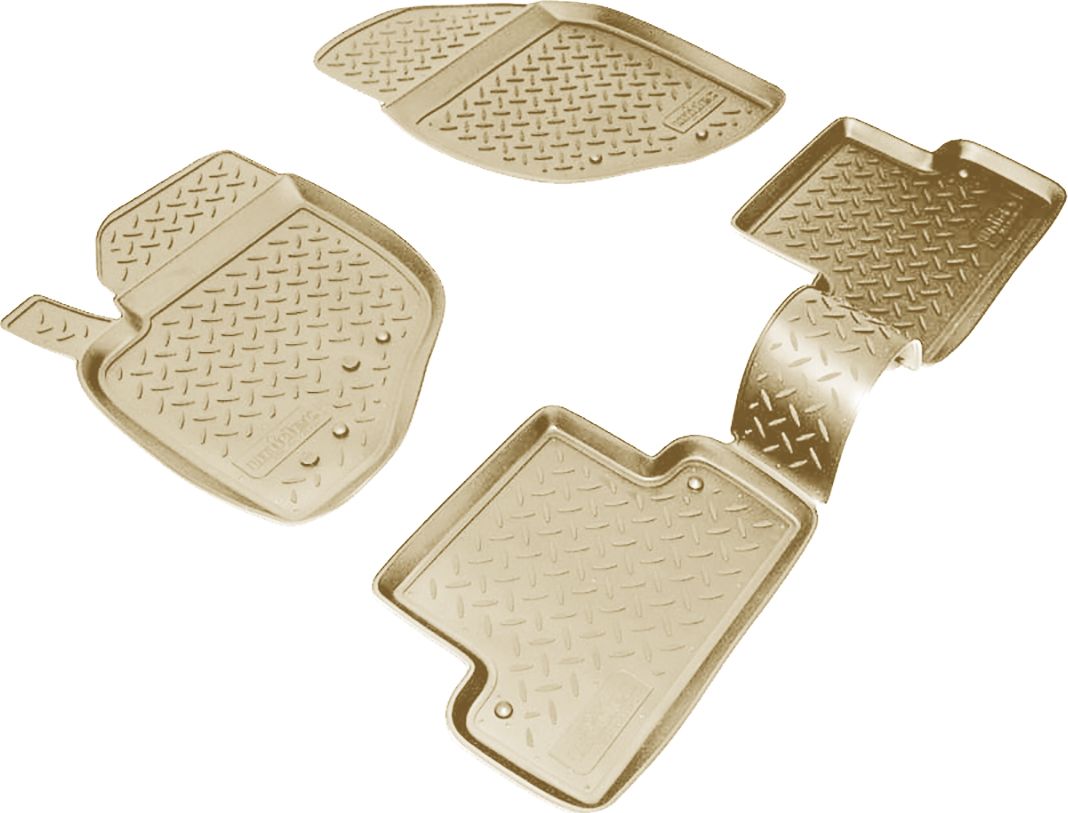 Коврики Норпласт для салона Volvo S60 I 2004-2010. БЕЖЕВЫЕ. Артикул NPL-Po-96-61-B