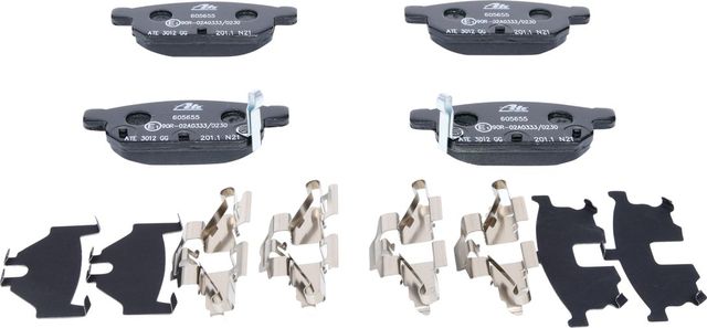 Тормозные колодки ATE задние для Suzuki Swift V 2017-2026. Артикул 13.0460-5655.2