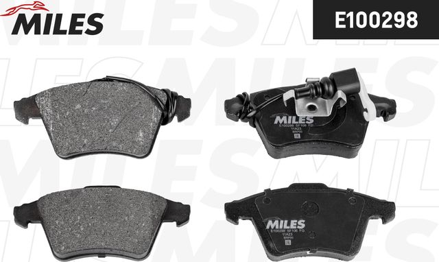 Тормозные колодки Miles (Semi-Metallic). Артикул E100298