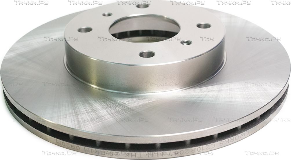 Тормозной диск Cworks передний для Nissan 200SX S13 1988-1993. Артикул C210R2067