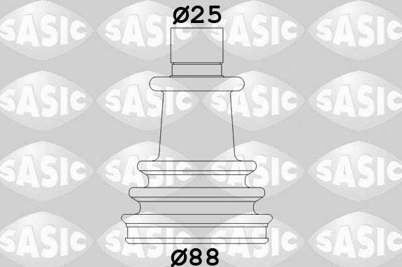 Пыльник ШРУСа наружный Sasic для Renault 30 1982-1986. Артикул 2933633