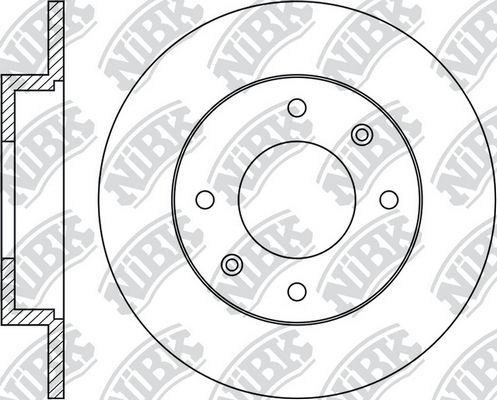 Тормозной диск NiBK. Артикул RN1130