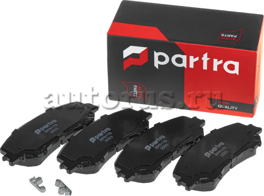 Колодки тормозные дисковые (Partra). Артикул BP6178