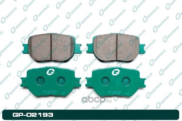 Колодки тормозные дисковые (G-Brake). Артикул GP02193