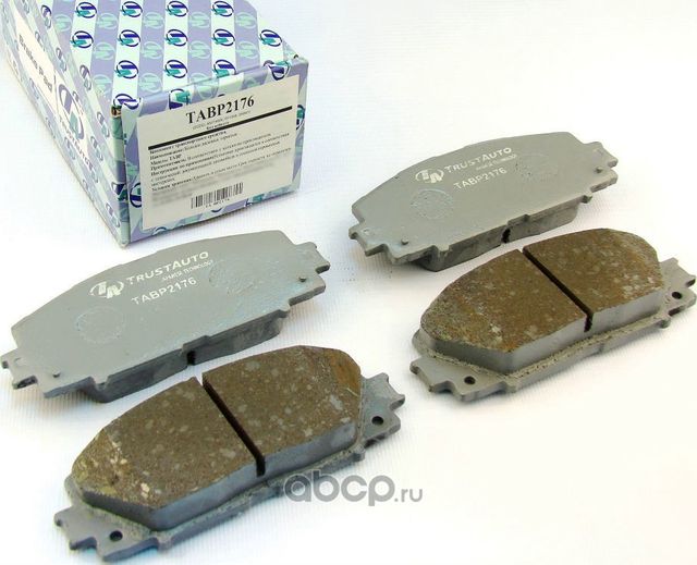 КОЛОДКИ ДИСКОВЫЕ (Trustauto). Артикул TABP2176