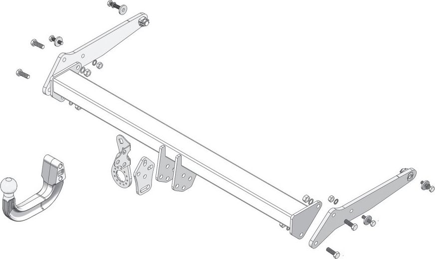 Фаркоп Westfalia для Skoda Kodiaq 2016-2026. Артикул 317133600001