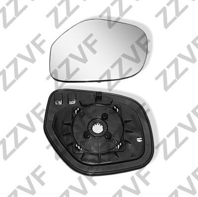 Зеркальное стекло бокового зеркала ZZVF. Артикул ZVCI1134L