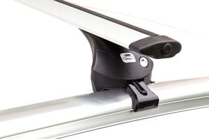 Багажник на интегрированные рейлинги Amos Boss для Toyota Hilux VIII 5-дв. 2016-2025 (Крыловидные дуги). Артикул boss-a1.2