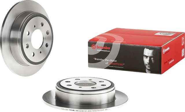 Тормозной диск Brembo задний для Honda Jazz I 2002-2008. Артикул 08.5719.10