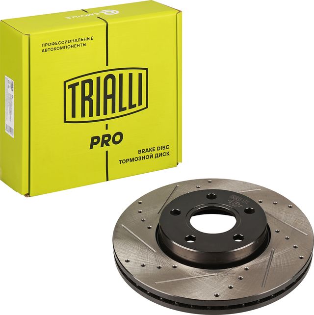 Тормозной диск Trialli передний для Volvo V50 I 2004-2012. Артикул DF 1061s