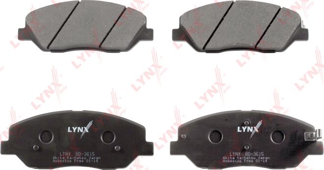 Тормозные колодки LYNXauto. Артикул BD-3615