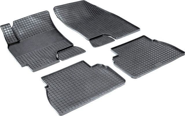 Коврики резиновые Seintex с узором сетка для салона Chevrolet Epica 2006-2012. Артикул 00330