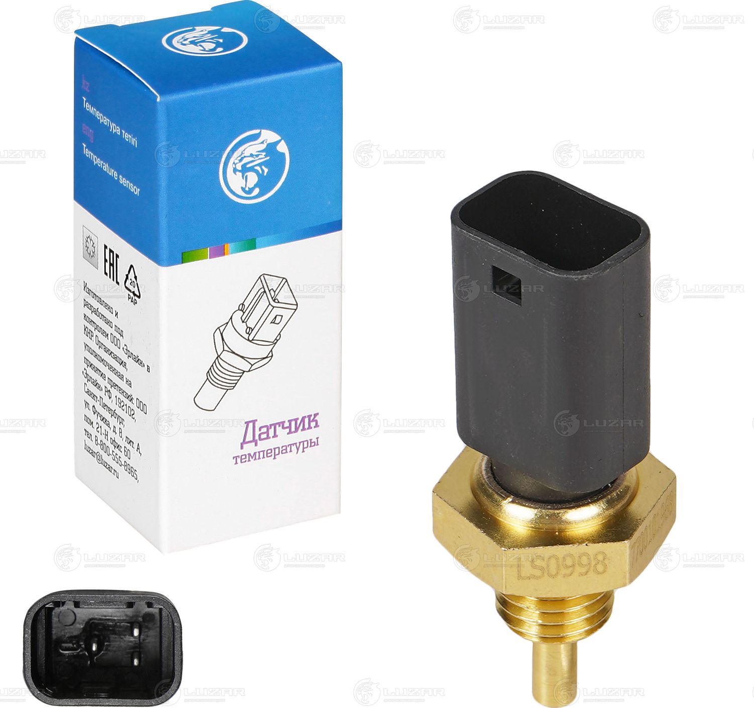 Датчик температуры охлаждающей жидкости Luzar для Renault Espace III 1998-2002. Артикул LS 0998