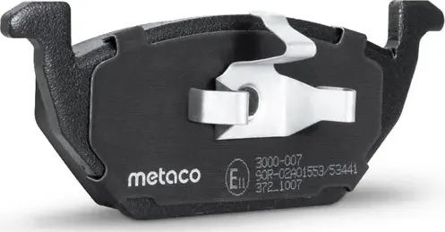 Колодки тормозные VAG A3/OCTAVIA/GOLF 4 96- передн. (Metaco). Артикул 3000007