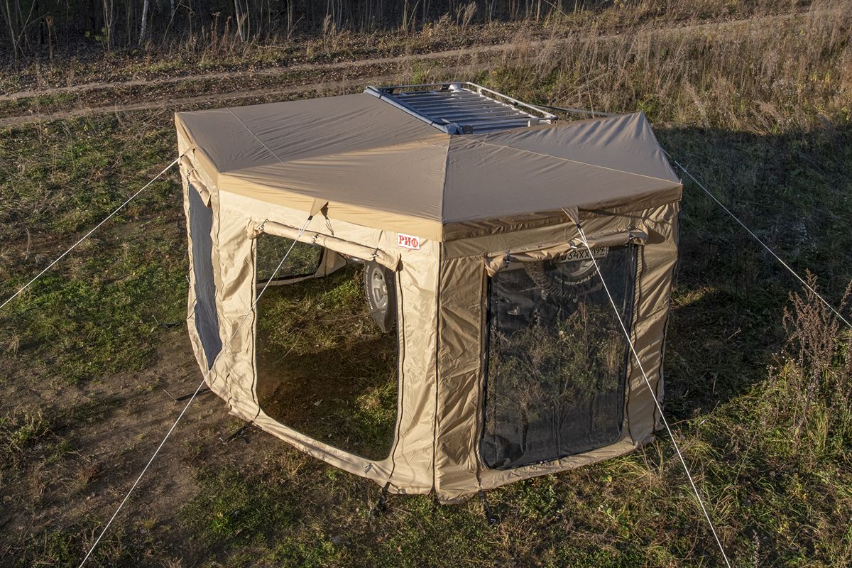 Стенки РИФ для комбинированной (прямоугольной с веерной частью) маркизы 2,5 м. Артикул WIN206 ROOM