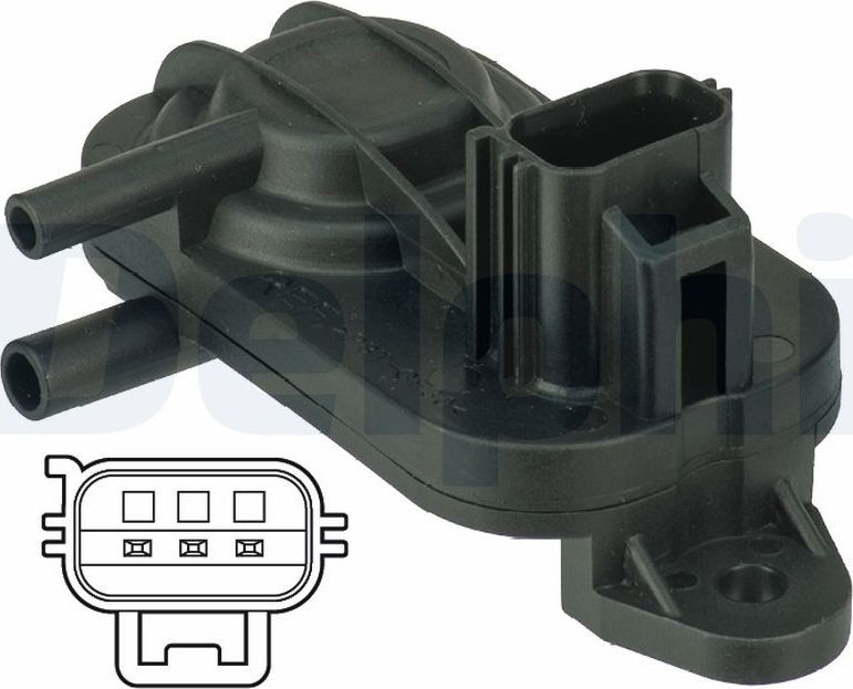 Датчик давления выхлопных газов Delphi. Артикул DPS00010