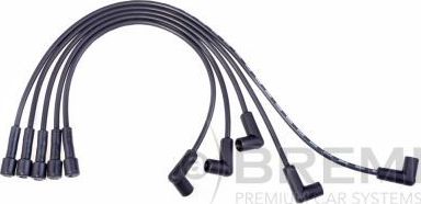Высоковольтные провода (провода зажигания) (комплект) Bremi для Opel Ascona C 1981-1988. Артикул 300/381