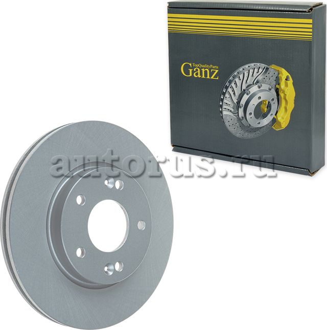 Диск тормозной передний HYUNDAI Elantra NEW 2011-> GANZ GIJ10084. Артикул GIJ10084