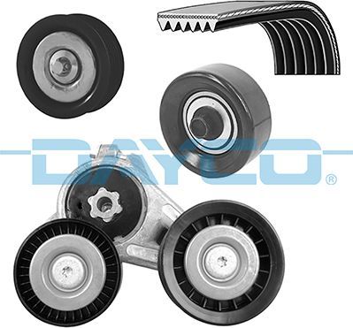 Приводной ремень поликлиновой с роликами (комплект) Dayco. Артикул KPV723