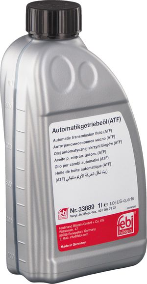 Масло для АКПП Febi Bilstein синее (5 л) для Mercedes-Benz E-Класс IV (W212, S212, C207) 2009-2016. Артикул 100706