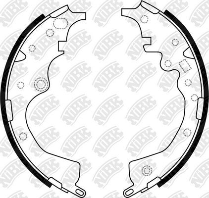 Тормозные колодки NiBK. Артикул FN2378