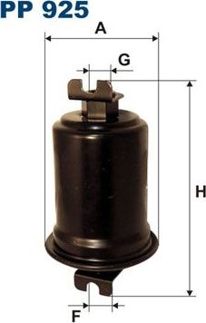 Топливный фильтр Filtron. Артикул PP 925