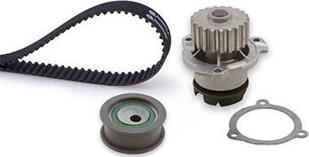 Помпа (водяной насос) с комплектом ремня ГРМ Gates PowerGrip®. Артикул KP15521