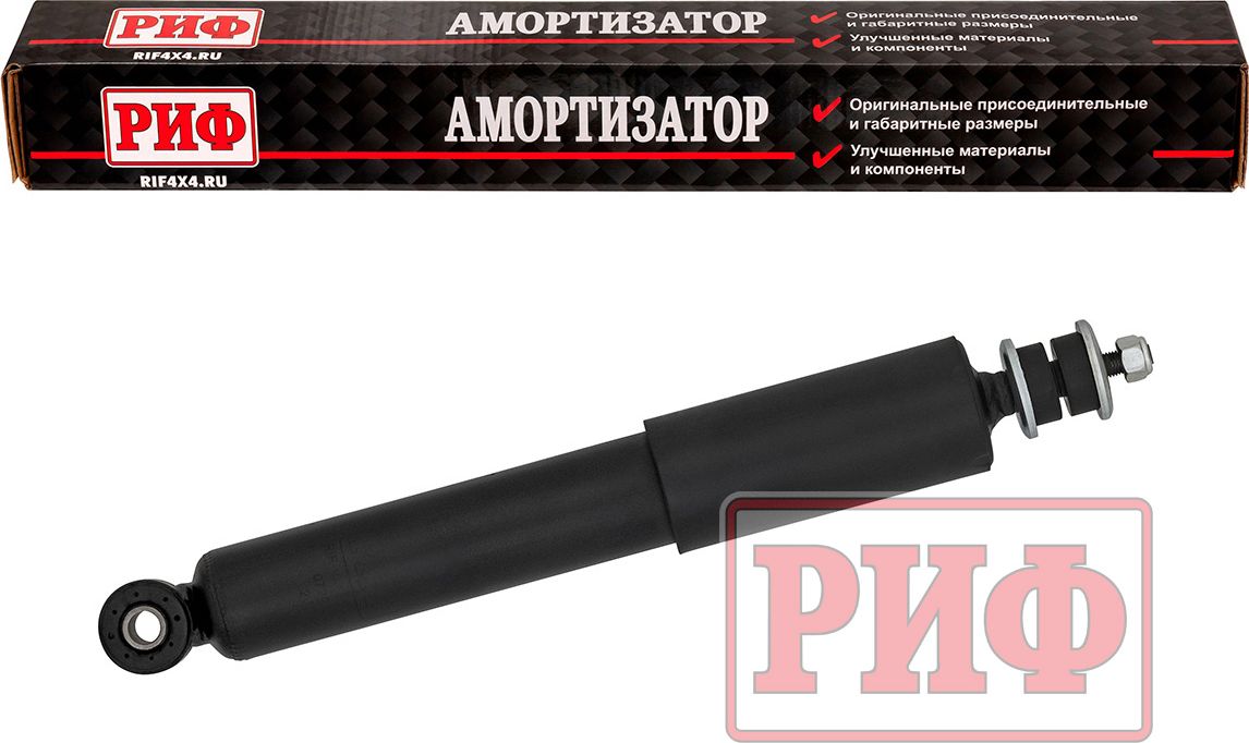 Амортизатор РИФ передний штатный для Mitsubishi Pajero Sport I 1998-2008. Артикул SAG351SL