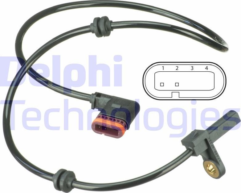 Датчик ABS Delphi. Артикул SS20541