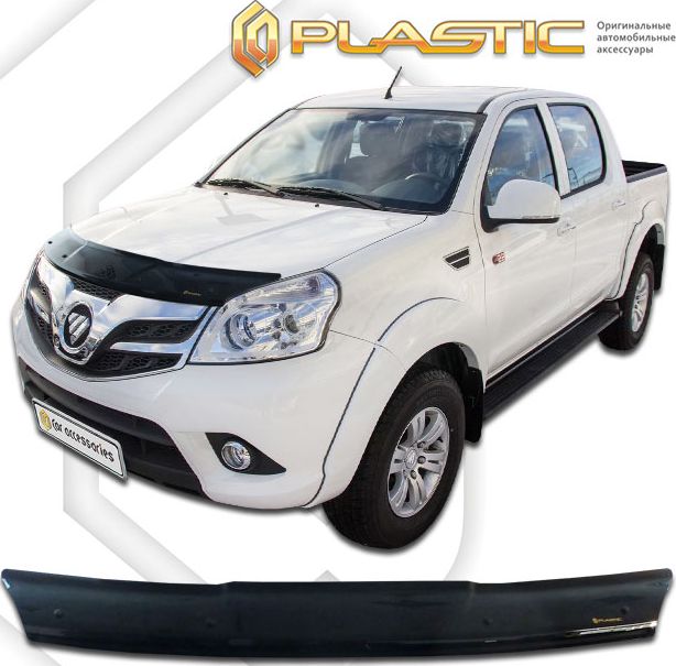 Дефлектор СА Пластик для капота (Classic черный) Foton Tunland 2012–2026. Артикул 2010010112110